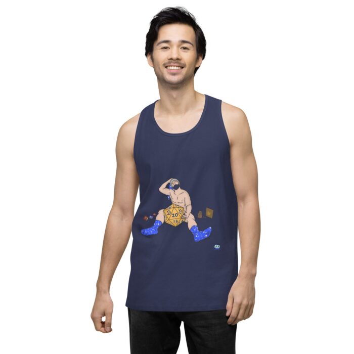 Men’s premium tank top - Roll for Charisma - Image 17