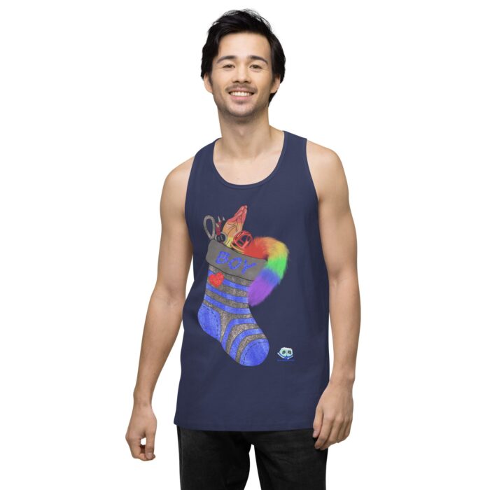 Men’s premium tank top - Stuffed - Image 12