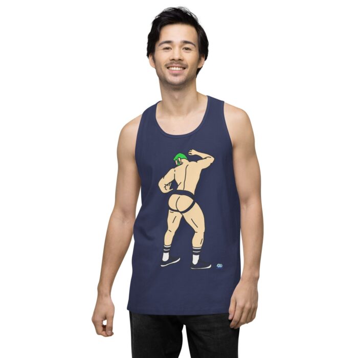 Men’s premium tank top - Up Against The Wall - Image 13