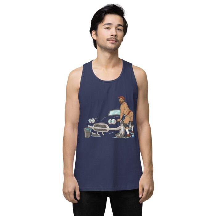 Men’s premium tank top - Car Wash - Image 27