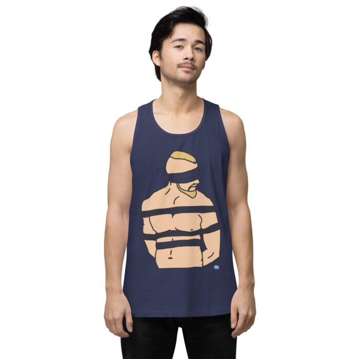 Men’s premium tank top - Bound and Blindfolded - Image 11