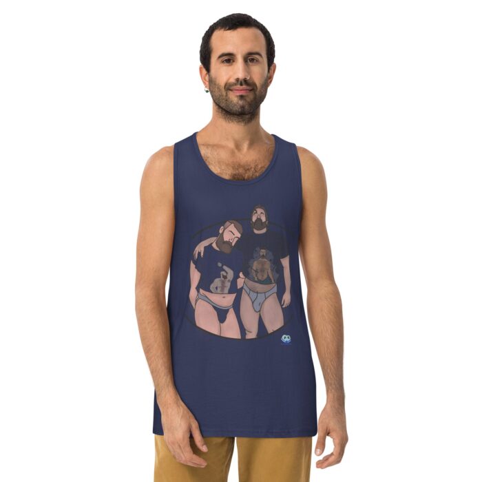 Men’s premium tank top - Cropped - Image 12