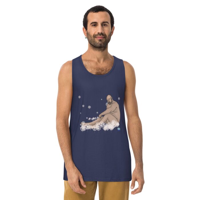 Men’s premium tank top - Dandelions - Image 12