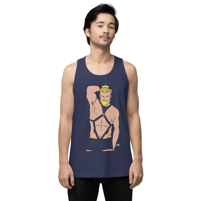 Men’s premium tank top - Devil - Image 11