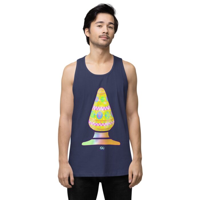 Men’s premium tank top - Easter Egg Butt Plug - Image 8