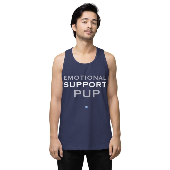 Men’s premium tank top - Emotional Support Pup - Image 27