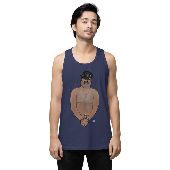 Men’s premium tank top - Hairy Daddy - Image 12