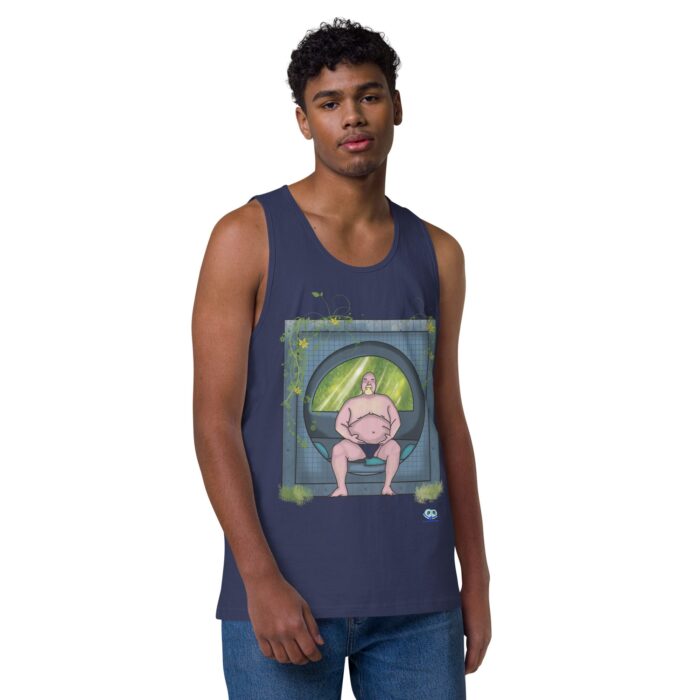Men’s premium tank top - Heavy Meditation - Image 10