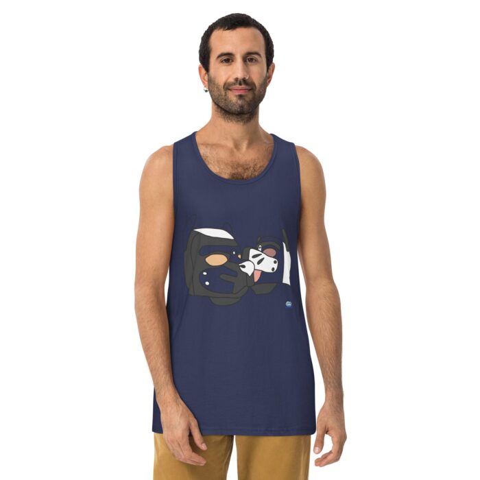 Men’s premium tank top - Lick - Image 7