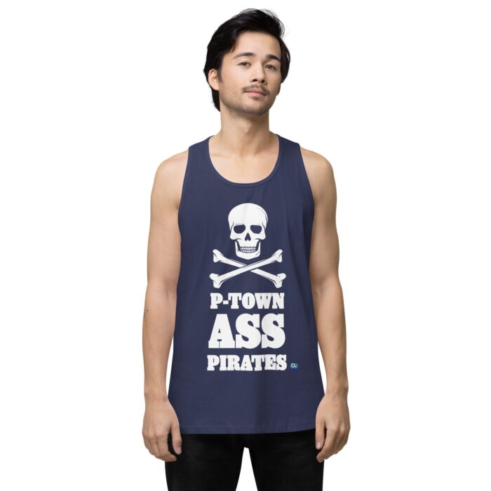 Men’s premium tank top - P-Town Ass Pirates - Image 11