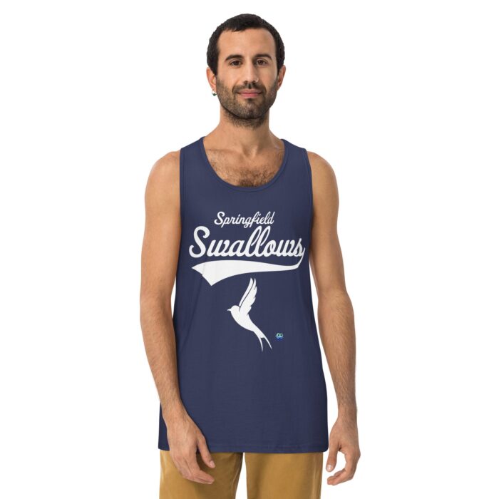 Men’s premium tank top - Springfield Swallows - Image 11