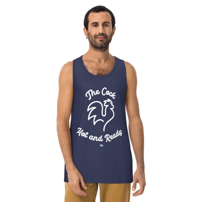 Men’s premium tank top - The Cock Hot and Ready - Image 7