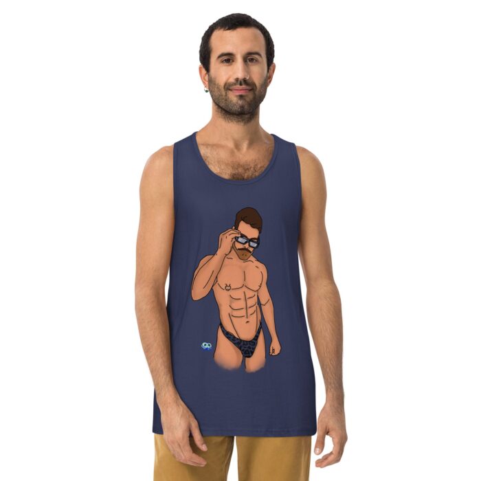 Men’s premium tank top - Wild - Image 7