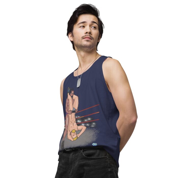 Men’s premium tank top - Pile Driver - Image 29