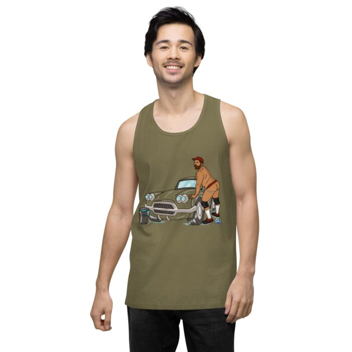Men’s premium tank top - Car Wash - Image 33