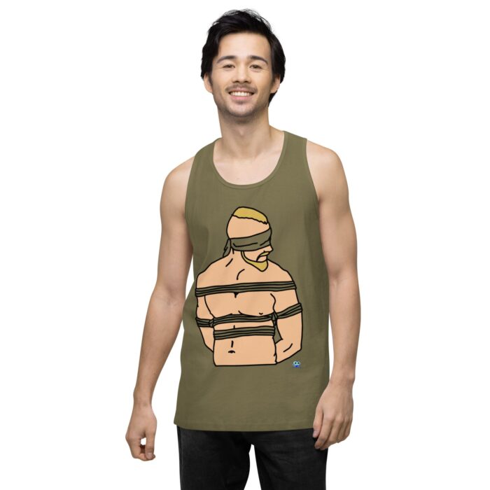 Men’s premium tank top - Bound and Blindfolded - Image 14