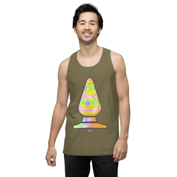 Men’s premium tank top - Easter Egg Butt Plug - Image 11