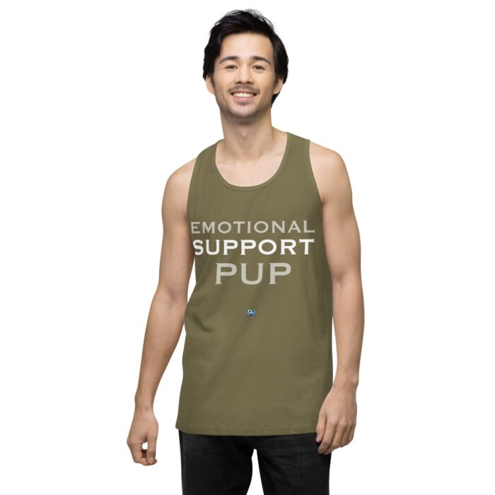 Men’s premium tank top - Emotional Support Pup - Image 33