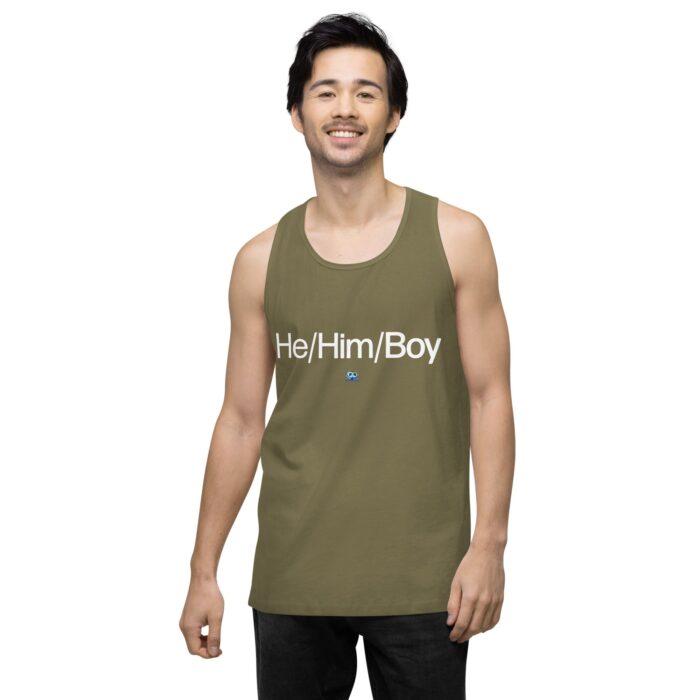 Men’s premium tank top - He/Him/Boy - Image 14