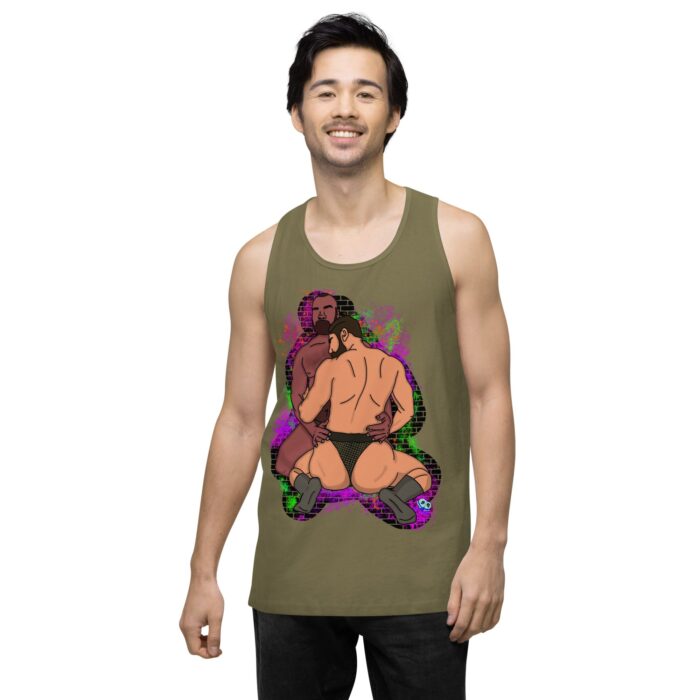 Men’s premium tank top - Mesh - Image 15