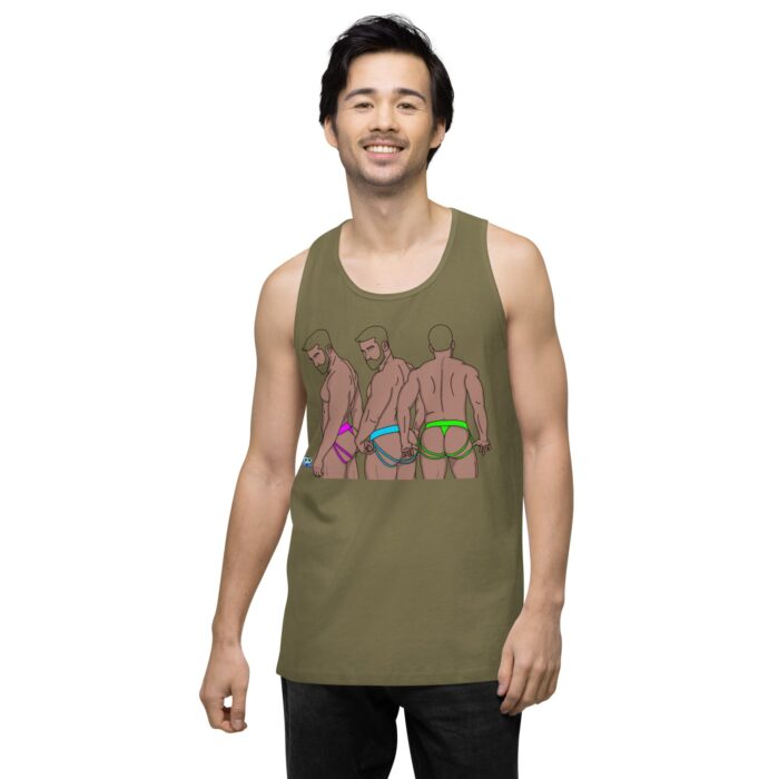 Men’s premium tank top - Neon Jocks - Image 15