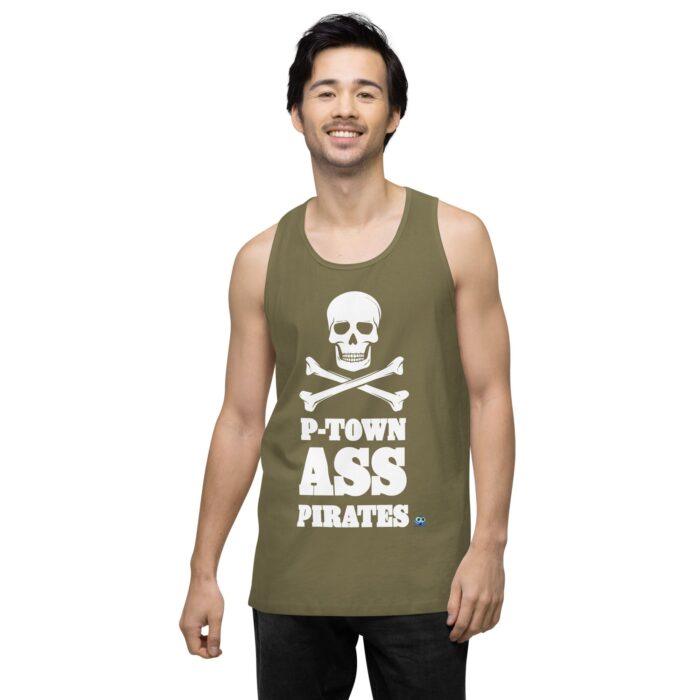 Men’s premium tank top - P-Town Ass Pirates - Image 14