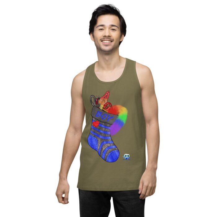 Men’s premium tank top - Stuffed - Image 14