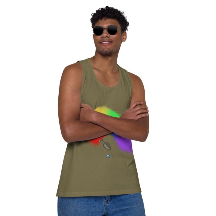 Men’s premium tank top - Tails - Image 14