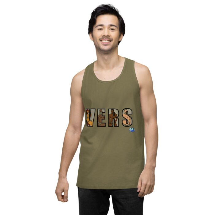Men’s premium tank top - VERS Cutout - Image 15