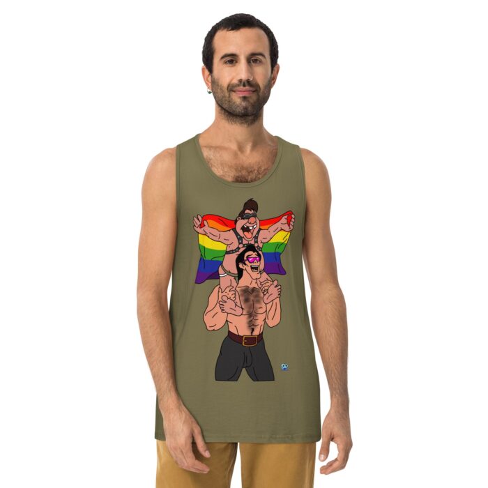 Men’s premium tank top - Beastly Buddies - Image 13