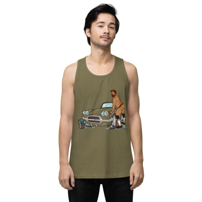 Men’s premium tank top - Car Wash - Image 32