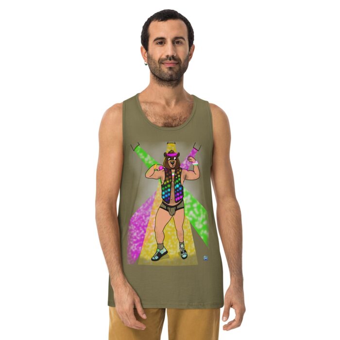 Men’s premium tank top - Circuit Bear - Image 8