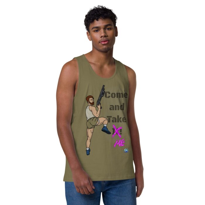 Men’s premium tank top - Come and Take Me - Image 10