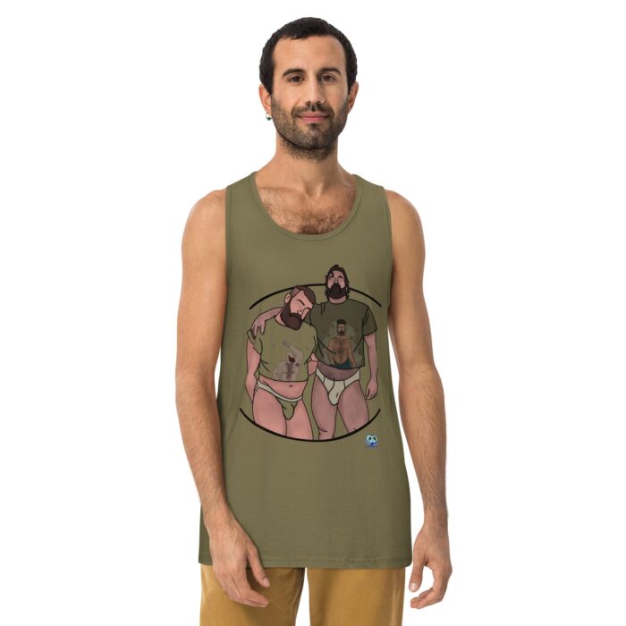 Men’s premium tank top - Cropped - Image 14