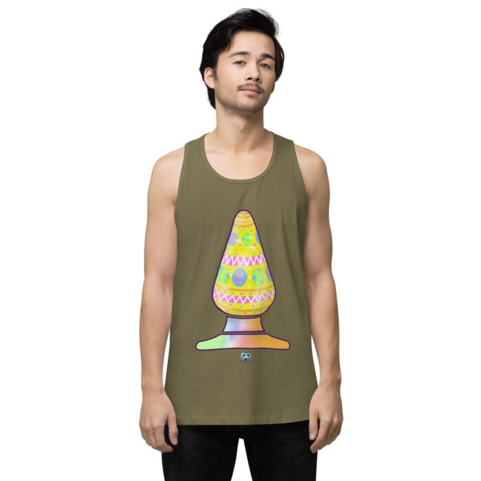 Men’s premium tank top - Easter Egg Butt Plug - Image 10