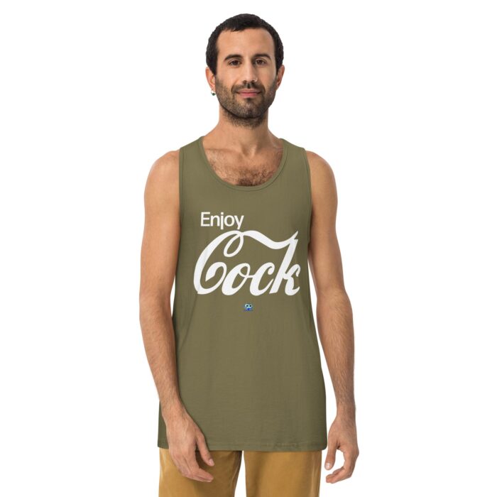 Men’s premium tank top - Enjoy Cock - Image 7