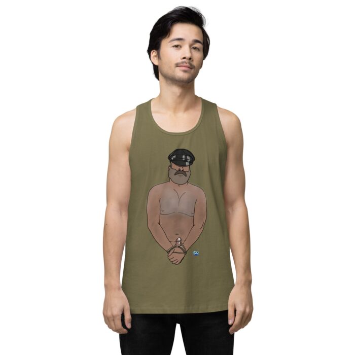 Men’s premium tank top - Hairy Daddy - Image 14