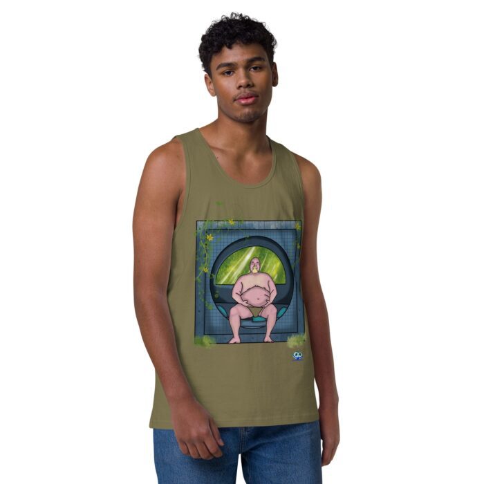 Men’s premium tank top - Heavy Meditation - Image 12