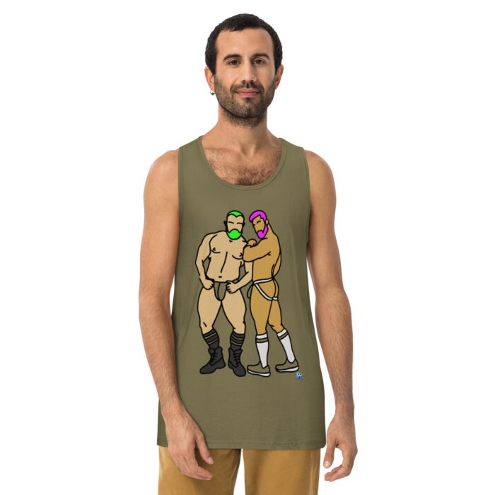 Men’s premium tank top - Jock Buddies - Image 13