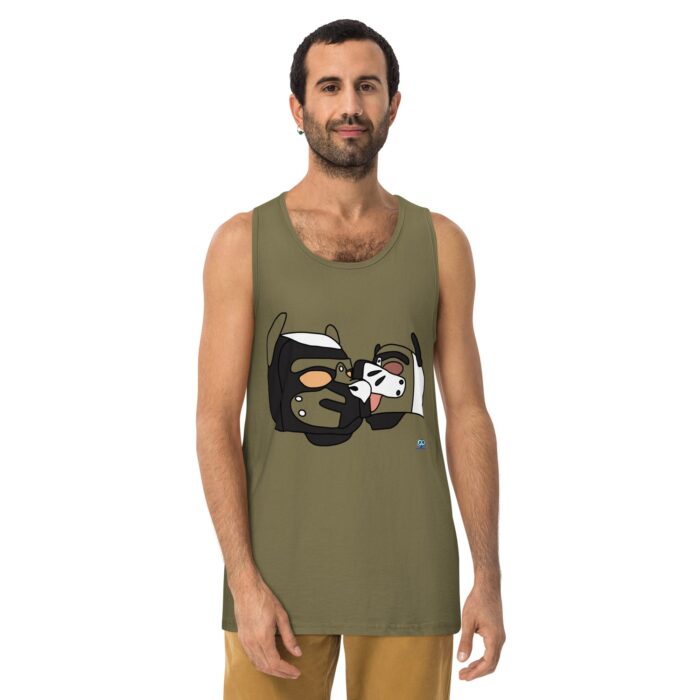 Men’s premium tank top - Lick - Image 8