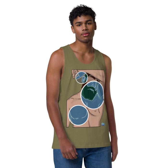 Men’s premium tank top - Negative Feelings - Image 10