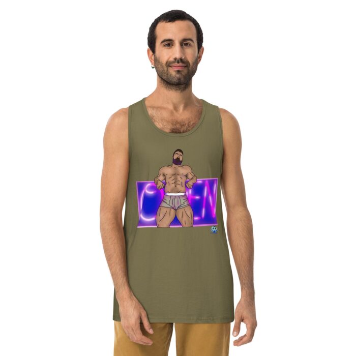Men’s premium tank top - Open - Image 14