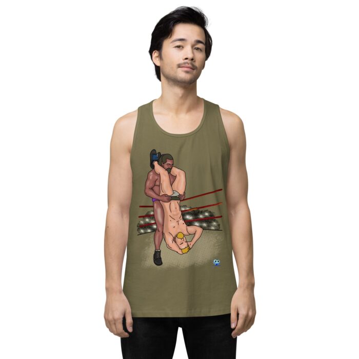 Men’s premium tank top - Pile Driver - Image 31