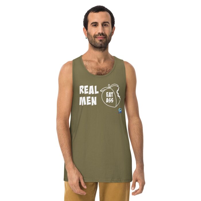 Men’s premium tank top - Real Men Eat Ass - Image 8