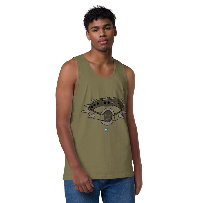 Men’s premium tank top - Spiked Collar - Image 14