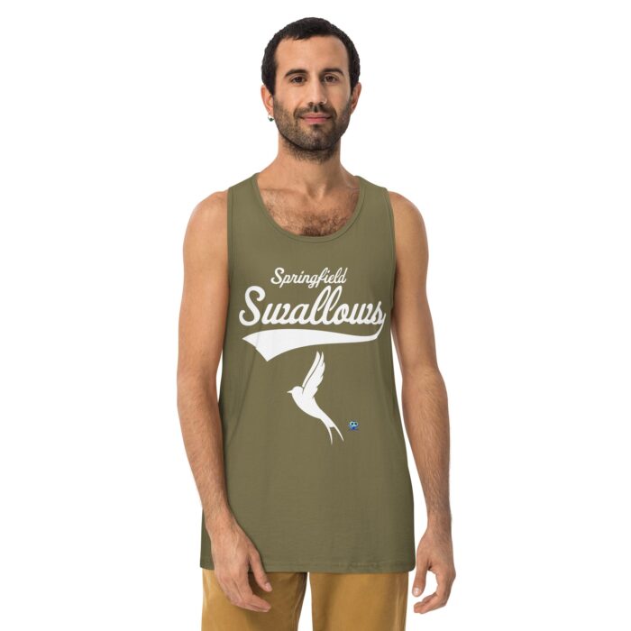 Men’s premium tank top - Springfield Swallows - Image 13