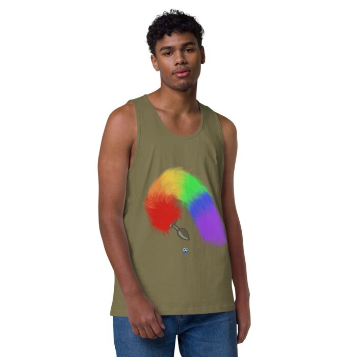 Men’s premium tank top - Tails - Image 13