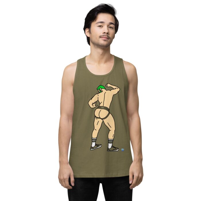 Men’s premium tank top - Up Against The Wall - Image 14