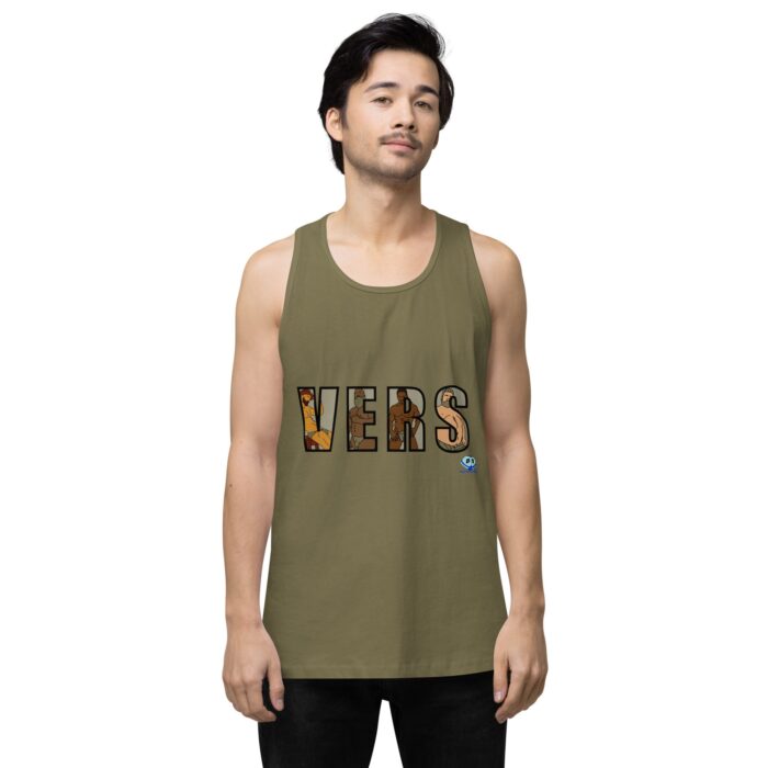 Men’s premium tank top - VERS Cutout - Image 14