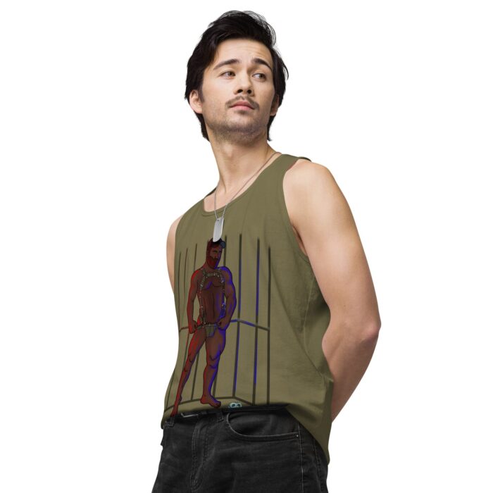 Men’s premium tank top - Busted - Image 35